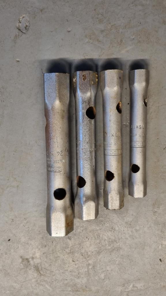 Gedore Pijpsleutel Set - 4 Stuks, Ophalen of Verzenden, Gebruikt