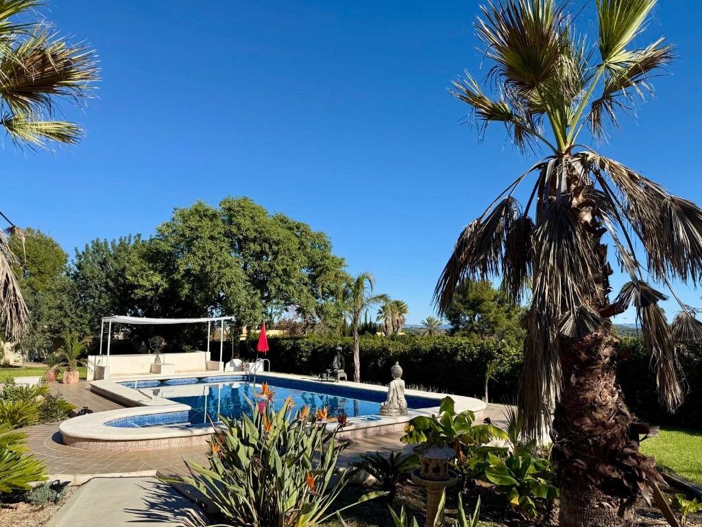 Vrijstaand vakantiehuis te huur regio Valencia Honden welkom, Vakantie, 2 slaapkamers, In bergen of heuvels, Costa Blanca, Open haard