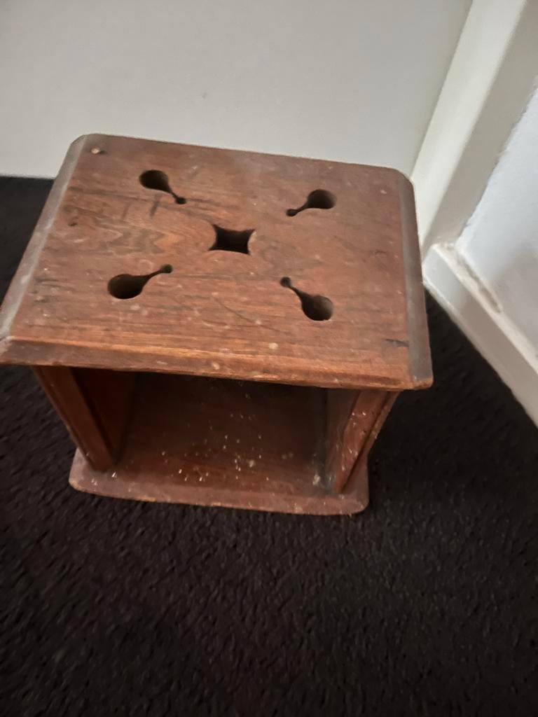 Oude houten stoof, Antiek en Kunst, Ophalen of Verzenden