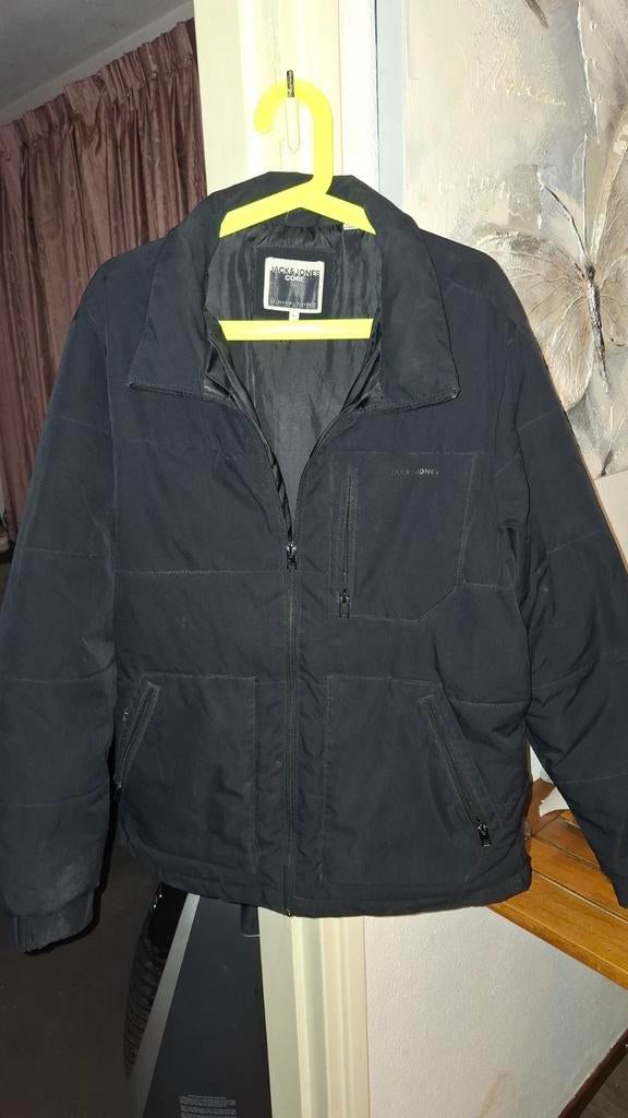 Jack & Jones Core Heren Jas - Maat L - Zwart, Kleding | Heren, Jassen | Zomer, Ophalen of Verzenden, Maat 52/54 (L), Zwart, Jack & Jones