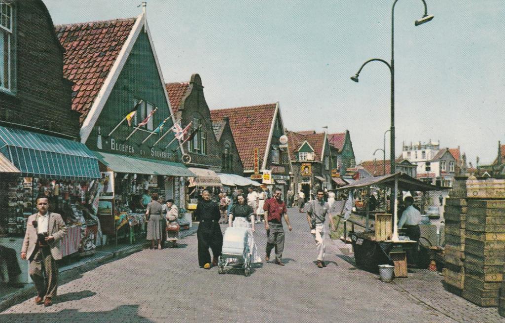 18066 Volendam gelopen mooie oude kaart Noord-Holland, Ophalen of Verzenden, 1940 tot 1960, Gelopen, Noord-Holland