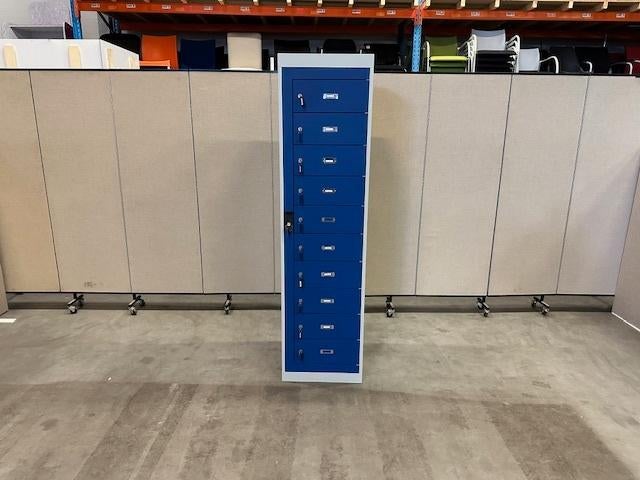 Burg Wachter Laptoplocker / locker / kast met 10 vakken, 2st