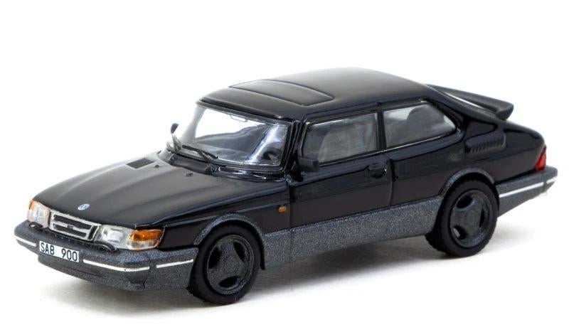 Saab 900 Turbo van Tarmac 1/64 black, Hobby en Vrije tijd, Modelauto's | Overige schalen, Ophalen of Verzenden, Nieuw, Auto