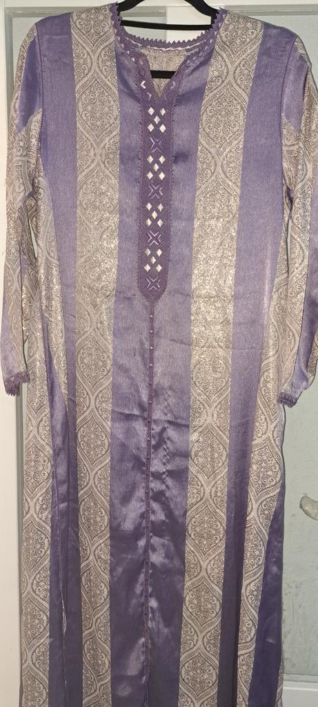 Handgemaakte Kaftan - Randa, Maat 38/40 (M), Paars, Ophalen of Verzenden, Zo goed als nieuw