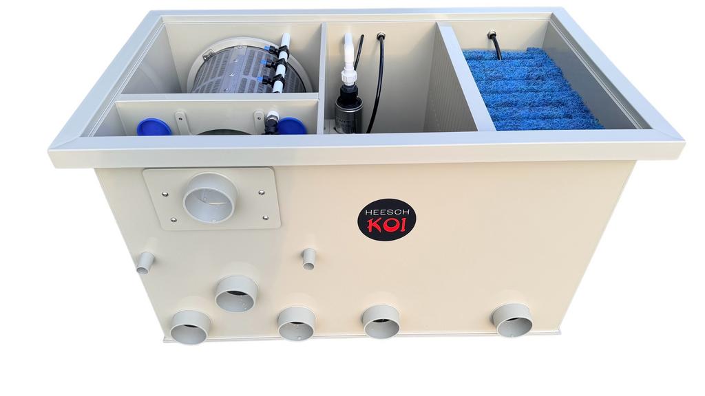 Combitrommelfilter biodrum vijverfilter met japanse matten, Tuin en Terras, Heeschkoi, 5384SG, Nieuw, Ophalen of Verzenden
