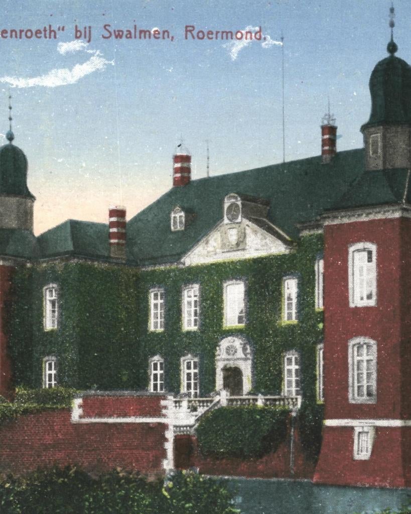 965655 Roermond Limburg Kasteel Hillenroeth bij Swalmen, Ophalen of Verzenden, 1920 tot 1940, Ongelopen, Noord-Brabant