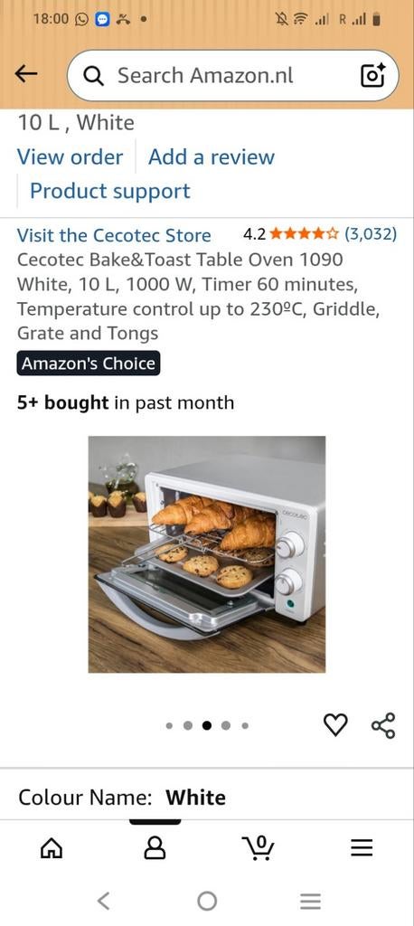 Kleine, nieuwe oven - nooit gebruikt!, Minder dan 45 cm, Minder dan 45 cm, Oven, Hete lucht