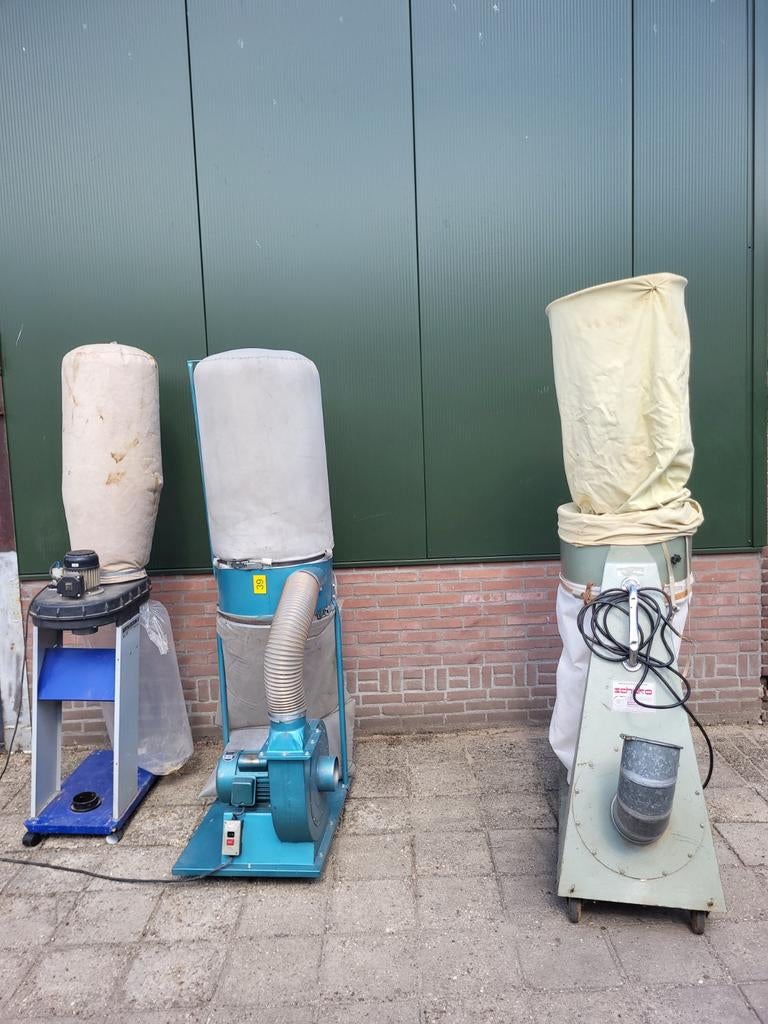 Verschillende houtmot en stof afzuigers, Doe-het-zelf en Verbouw, Ventilatie en Afzuiging, Ophalen, Afzuiger