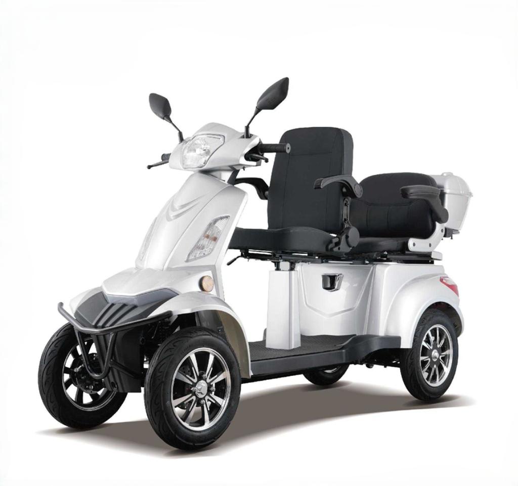 Duo Scootmobiel V5 – 25 km/u | 90 km Actieradius (Nieuw), Ophalen of Verzenden, Nieuw, 46 km of meer, 16 km/u of meer