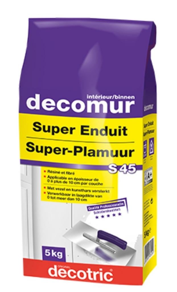 Decomur Super Plamuur - 5kg, Ophalen of Verzenden