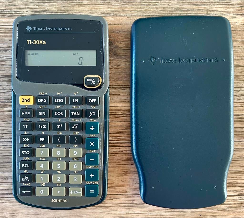 Texas Instruments TI- 30Xa, Ophalen of Verzenden, Gebruikt
