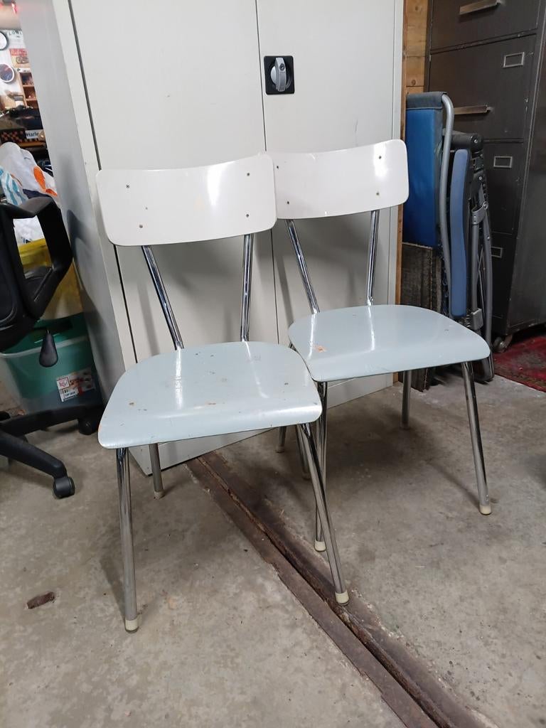 2x wim rietveld stoel, Ophalen of Verzenden, Twee
