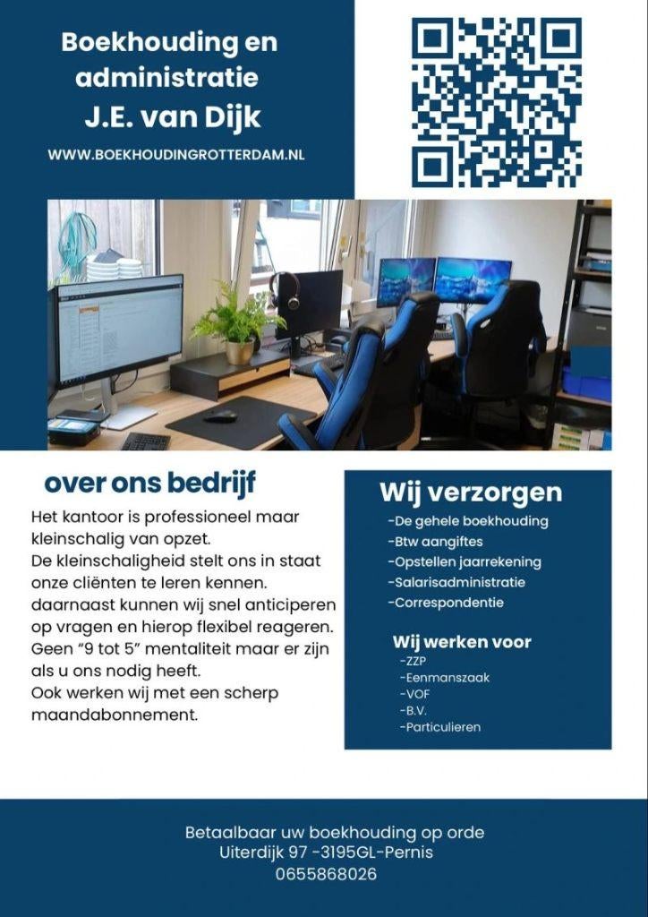Betaalbaar uw boekhouding op orde voor vast bedrag per maand, Diensten en Vakmensen, Boekhouders en Administrateurs, Administratie of Boekhouding