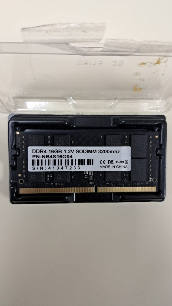 16Gb DDR4 3200 SODIMM, Computers en Software, RAM geheugen, DDR4, Ophalen of Verzenden, Zo goed als nieuw, .