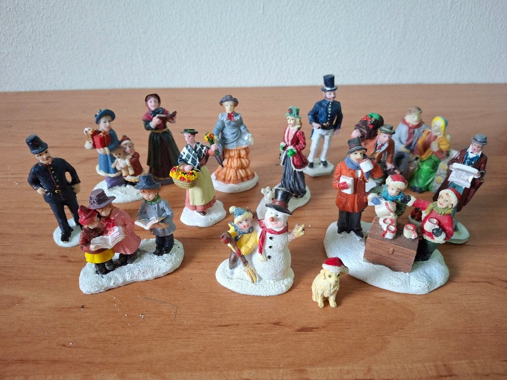 Kerstdorpfiguurtjes Dickens, Diversen, Ophalen of Verzenden, Zo goed als nieuw