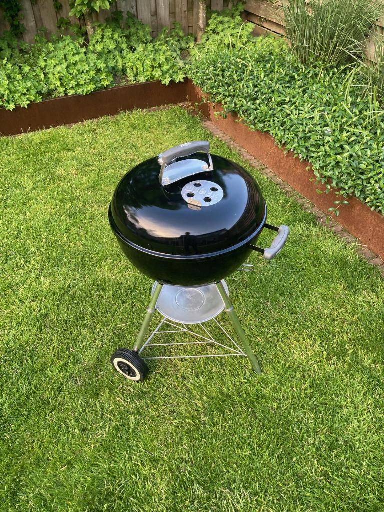 Weber barbeque 47cm, Ophalen, Zo goed als nieuw, Weber, Met accessoires
