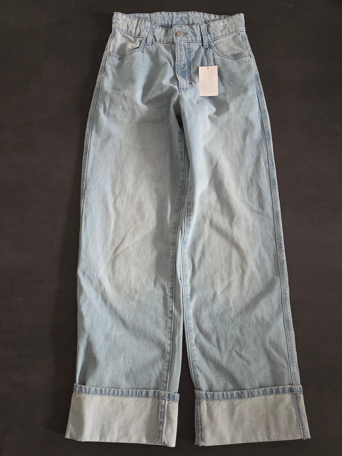Nieuwe Wide Leg Spijkerbroek Meisjes Maat 158, Kinderen en Baby's, Kinderkleding | Maat 158, Broek, Meisje, Nieuw, Ophalen of Verzenden