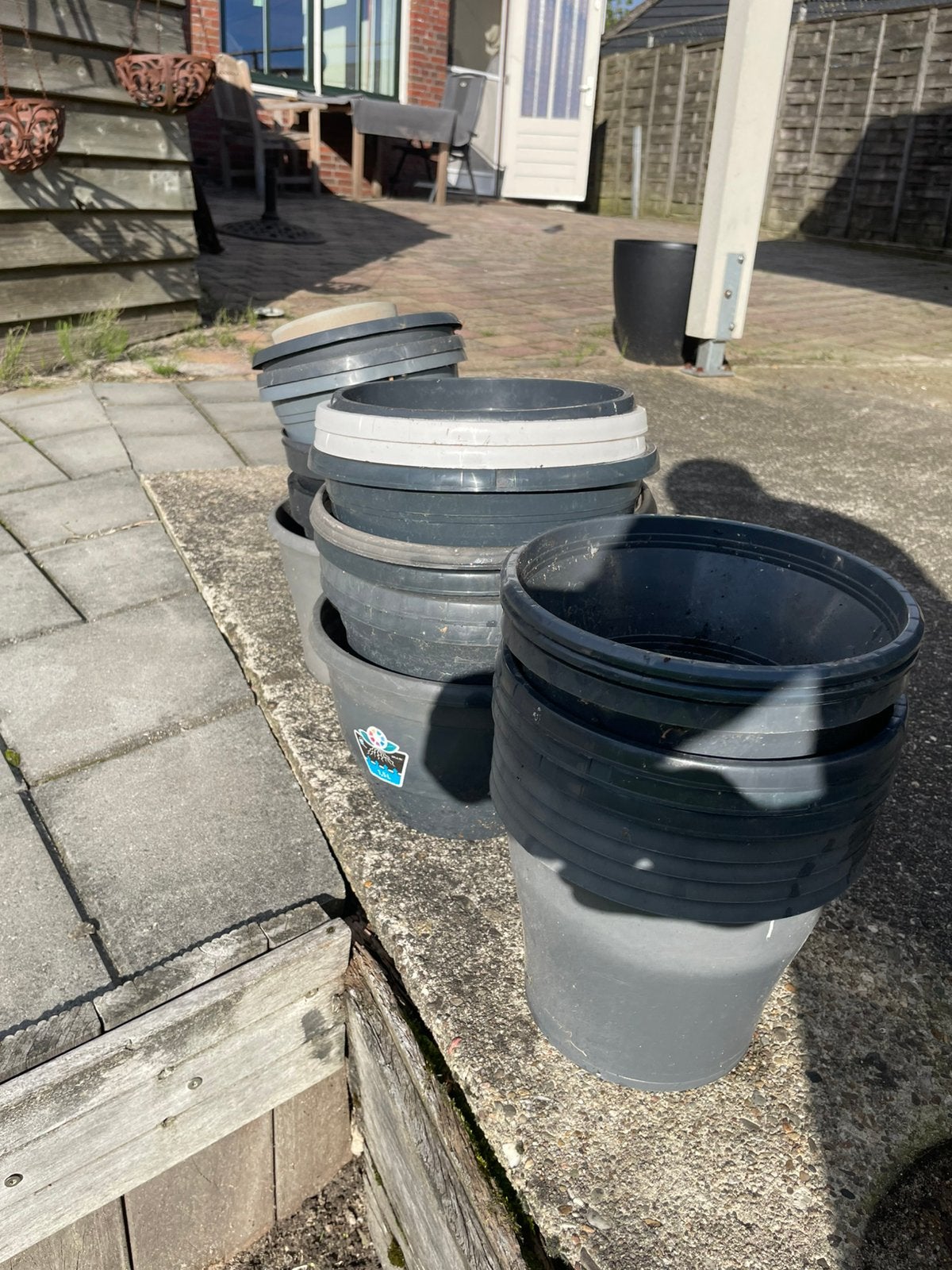 Bloempotten, Tuin en Terras, Ophalen, Kunststof, Minder dan 30 cm, Rond