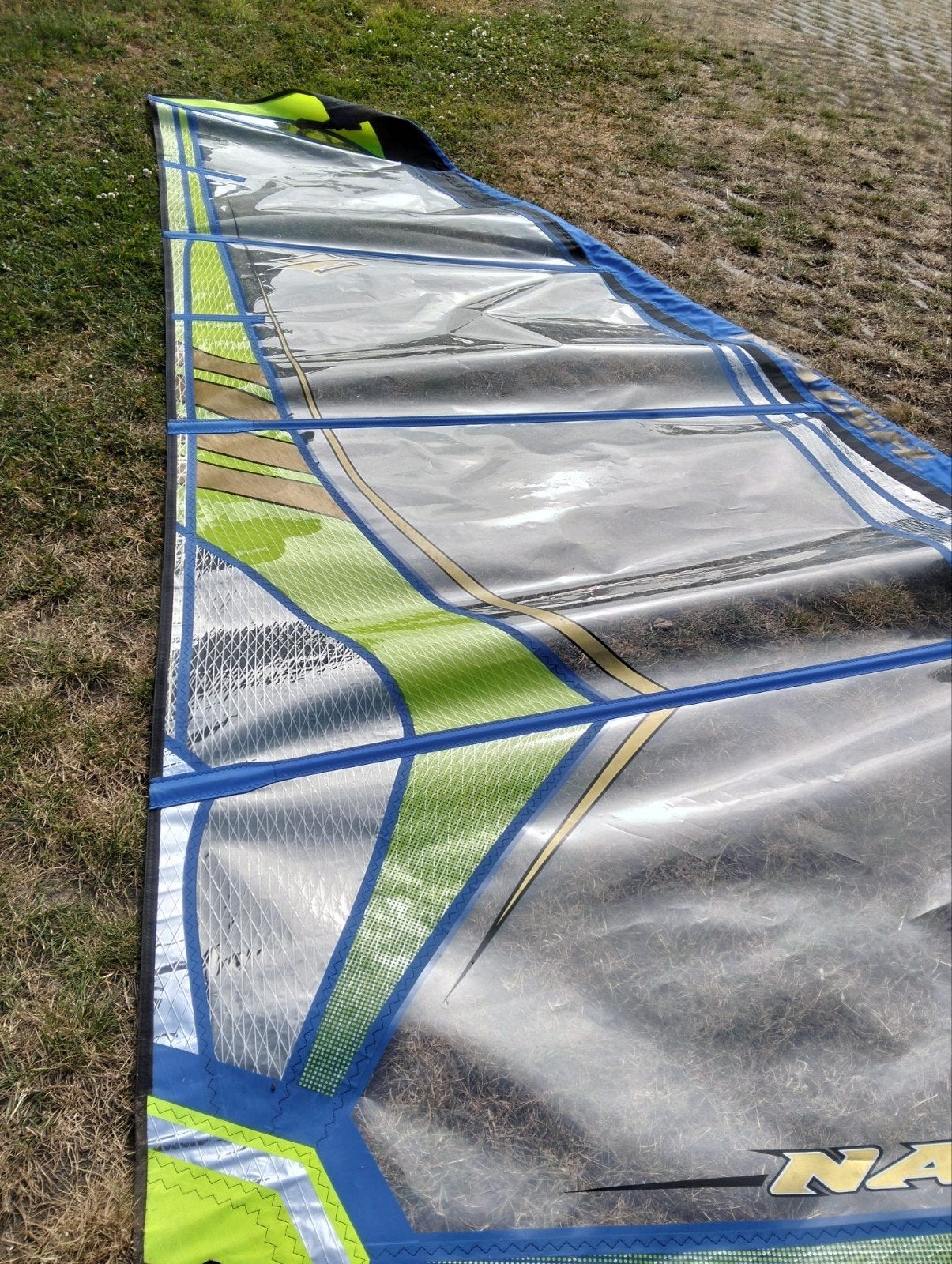 Naish Amp 6.0 m2 zgan €140,--, Ophalen, 5 tot 6.5 m², Nvt, Zeil