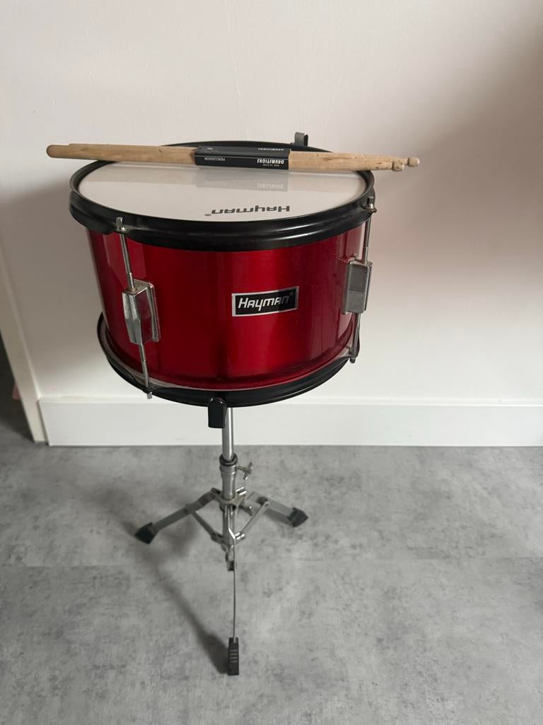 Hayman Snaredrum inclusief drumsticks, Muziek en Instrumenten, Ophalen of Verzenden, Gebruikt, Overige merken