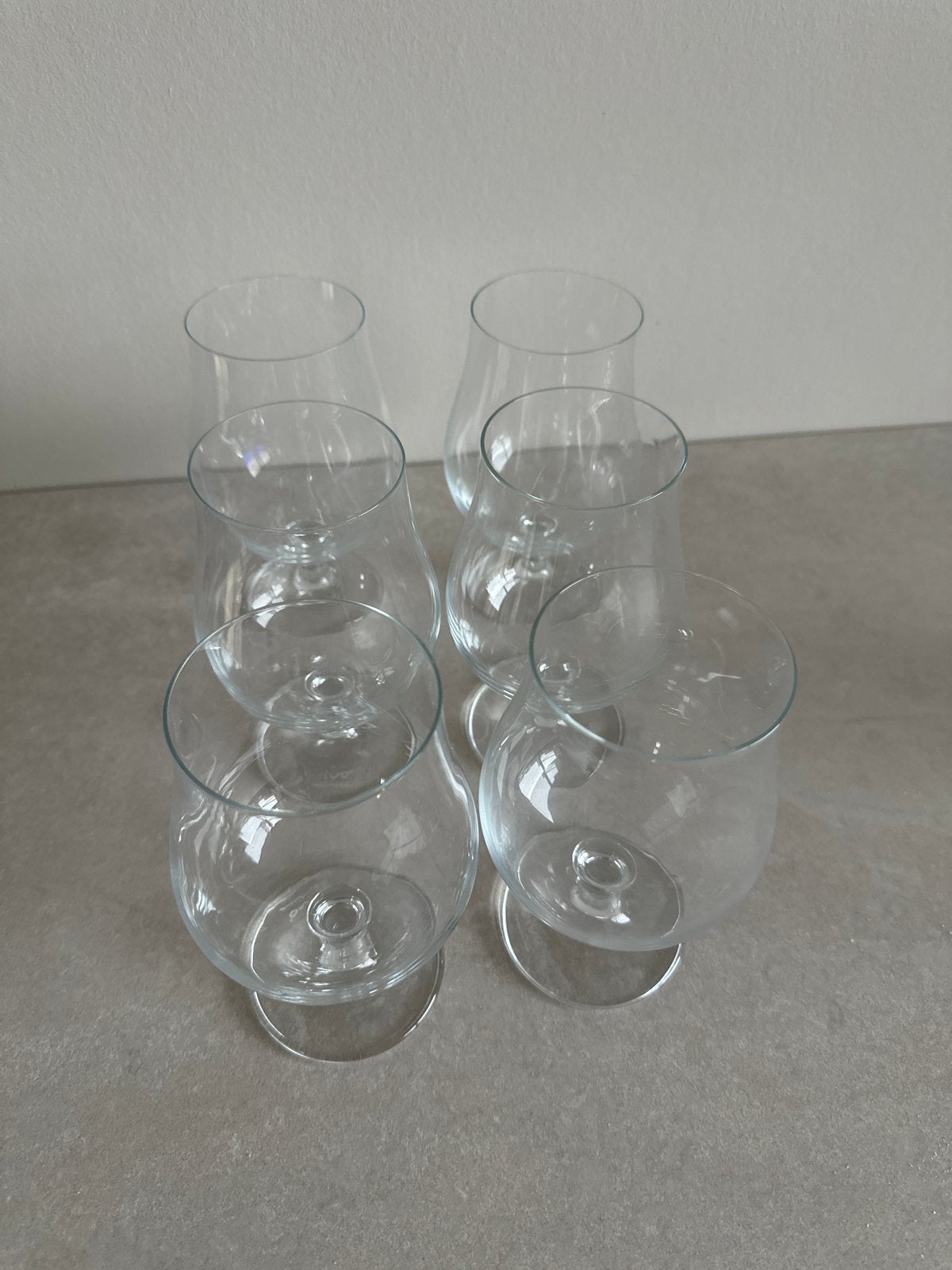 6x AH Vivo bierglas, Ophalen, Zo goed als nieuw, Bierglas