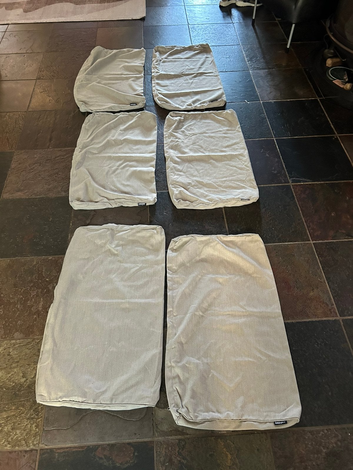 6 Lanterfant kussen hoezen voor bv tuinkussens, Caravans en Kamperen, Camper-accessoires, Gebruikt, Lanterfant, Onbekend, Ophalen of Verzenden