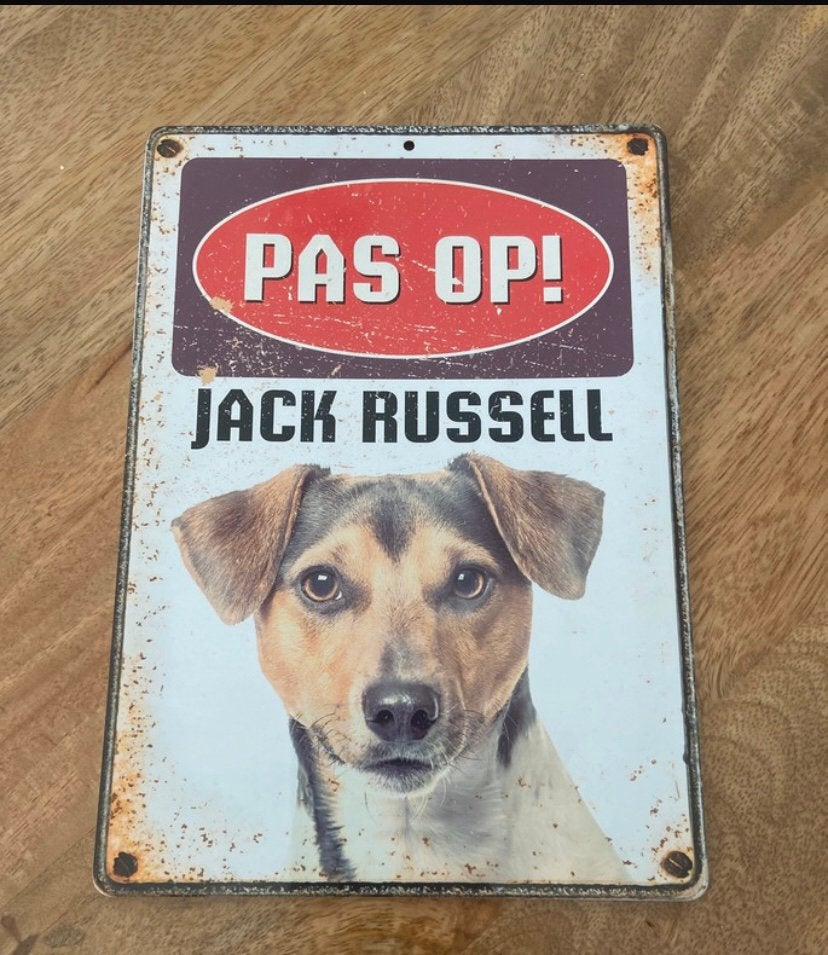 Jack russel plaat nieuw, Ophalen of Verzenden, Nieuw