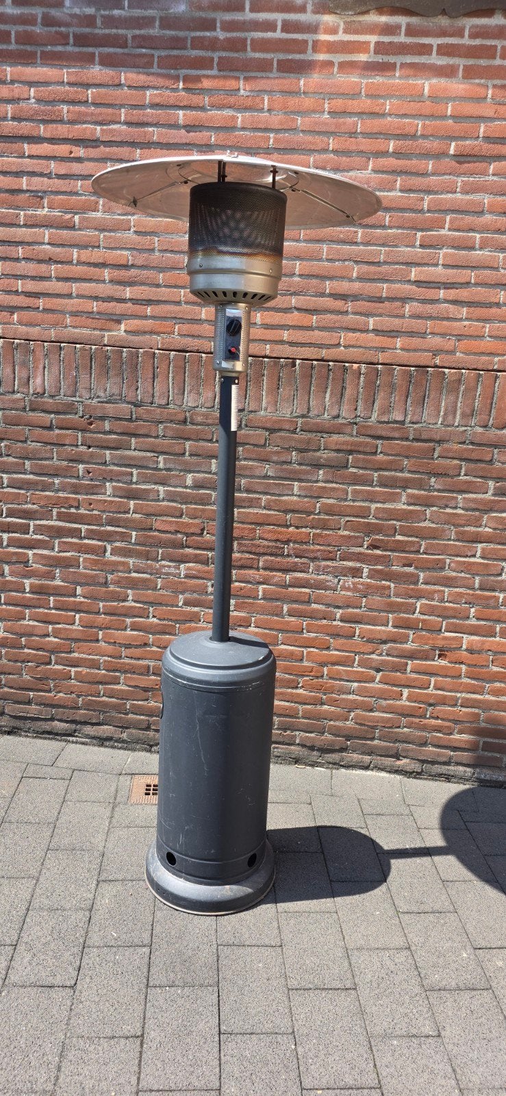 Terrasheater Parasol gasheater, Ophalen