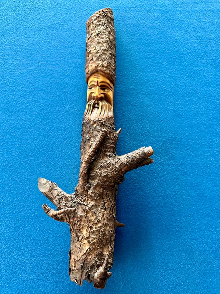 Houtsnijwerk, Antiek en Kunst, Houtsnijwerk, Ophalen of Verzenden, Handgemaakt, 20 - 50 cm
