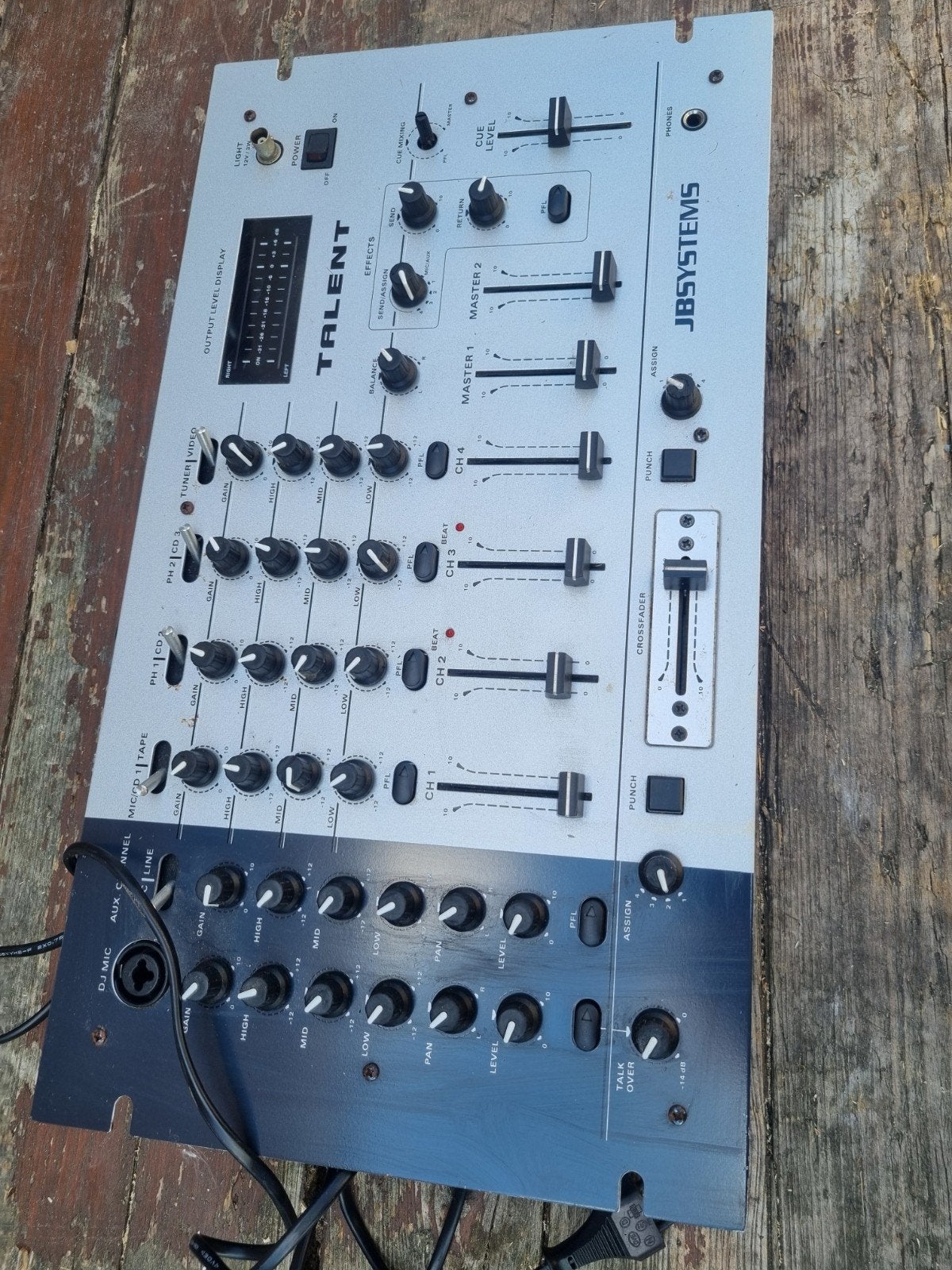 JB Systems Talent (een 6-kanaals DJ-mixer)mengpaneel, Ophalen, 5 tot 10 kanalen