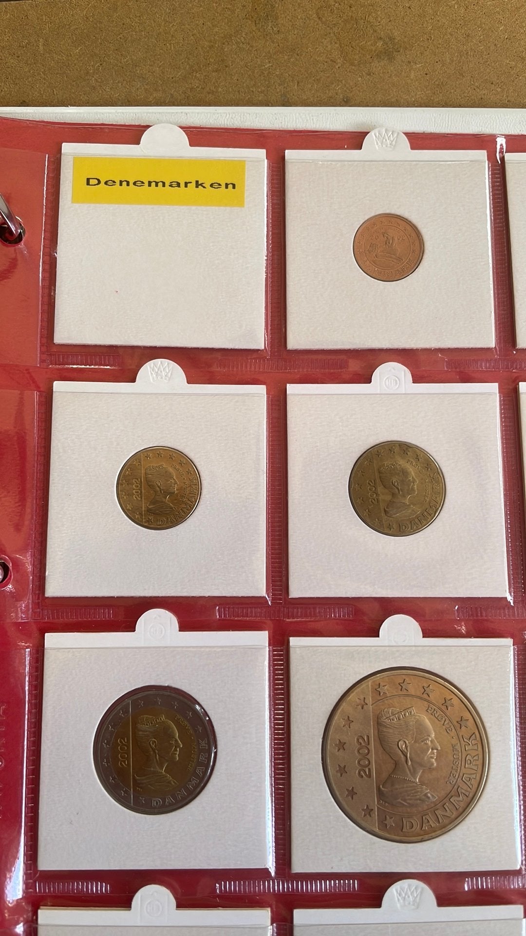 Probe euro set Denemarken, Postzegels en Munten, Munten en Bankbiljetten | Verzamelingen, Ophalen of Verzenden, Buitenland, Munten