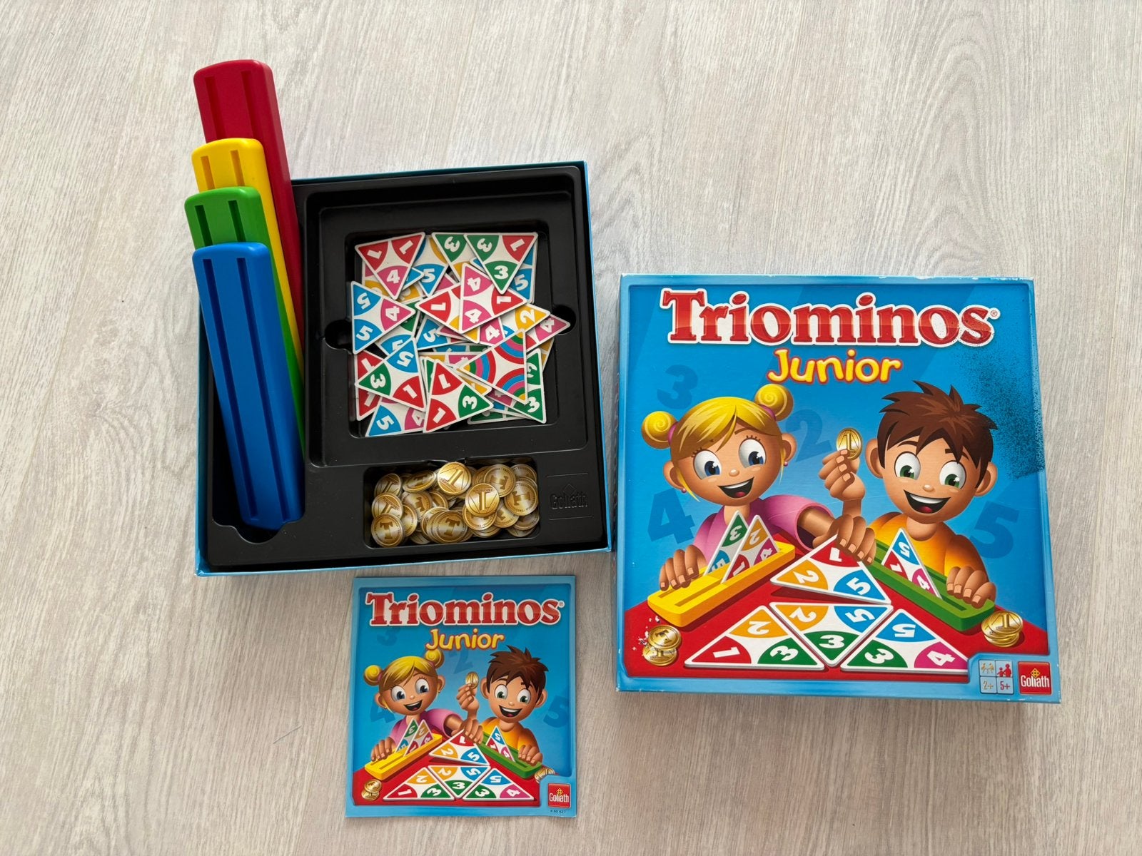 Triominos junior (spel), Ophalen of Verzenden, Zo goed als nieuw
