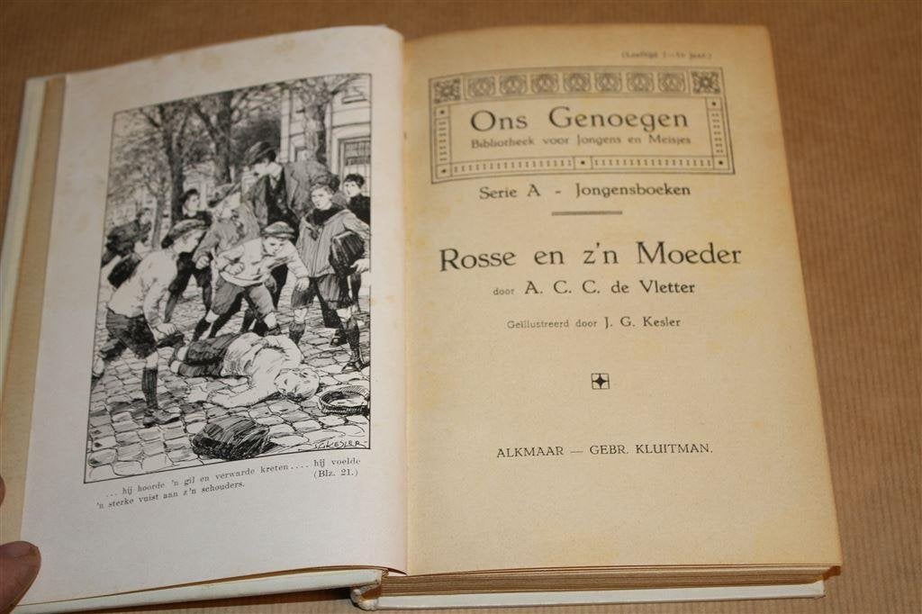 Rosse en z\'n moeder. Vletter. Kluitman 1e dr. 1925., Ophalen of Verzenden, Gelezen