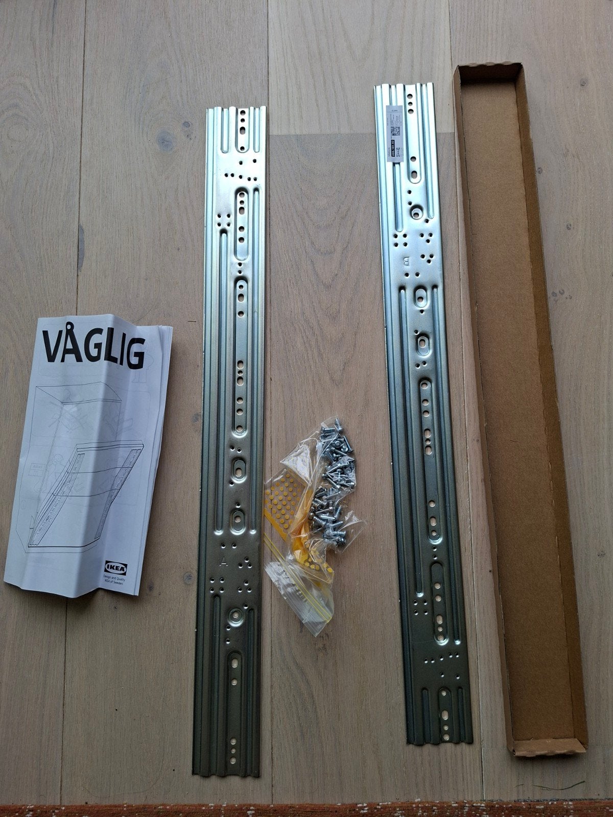 IKEA VÅGLIG vaatwasmachine verbindingsrail 005.181.92, Nieuw, Minder dan 100 cm, 25 tot 50 cm, 50 tot 100 cm