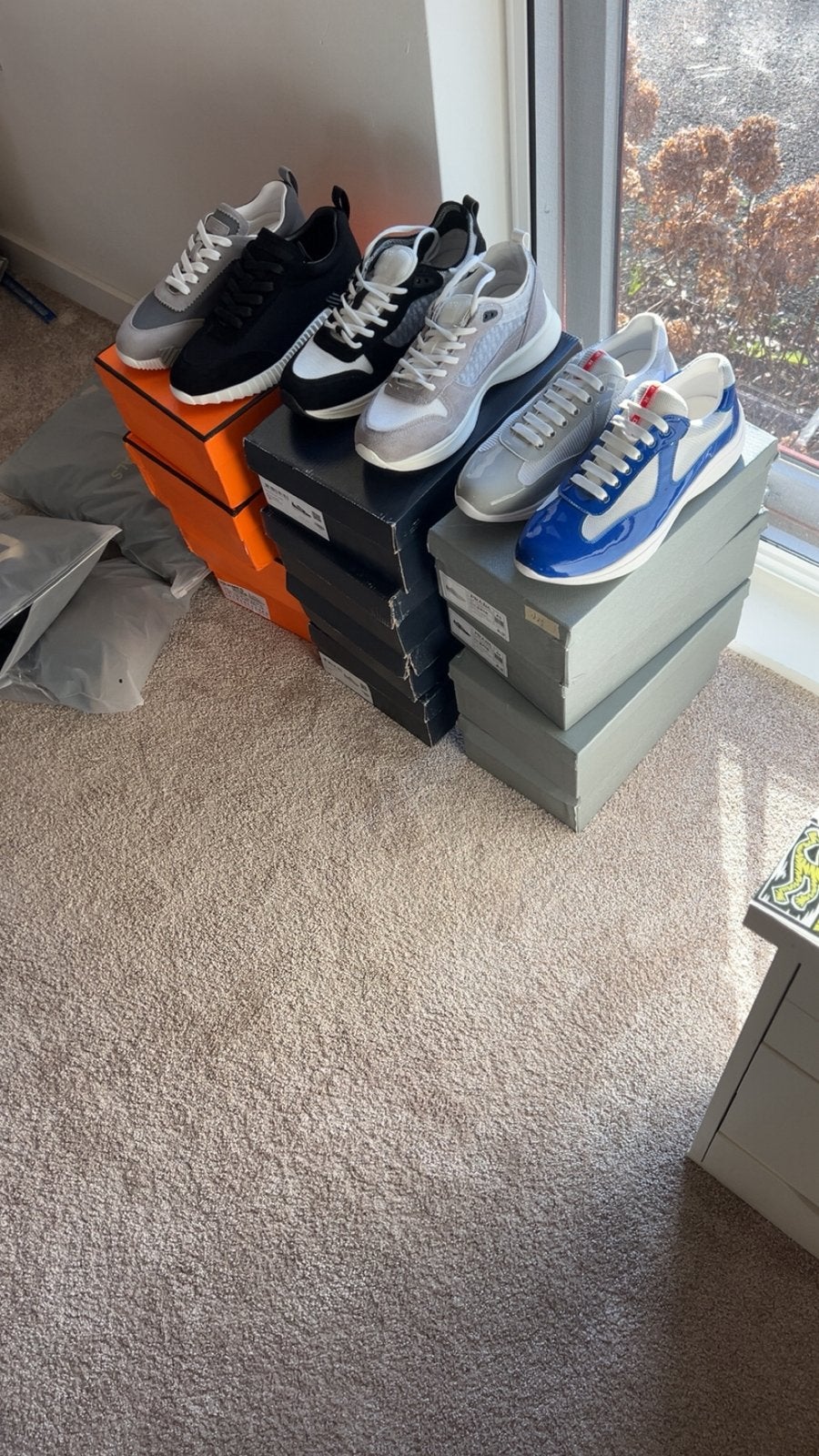 Dior b25, prada cups, hermes bouncing, Ophalen of Verzenden, Nieuw, Overige kleuren