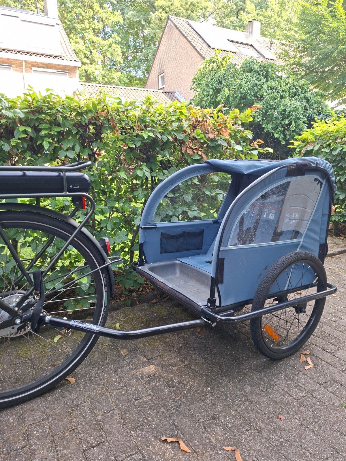 Fietskar voor kinderen, Ophalen, Gebruikt, Opvouwbaar, Kinderkar