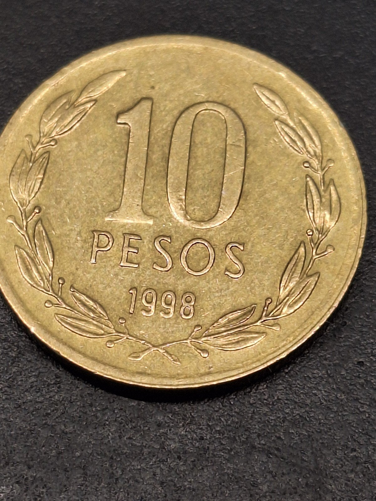Chili 10 pesos 1998, Ophalen of Verzenden, Zuid-Amerika