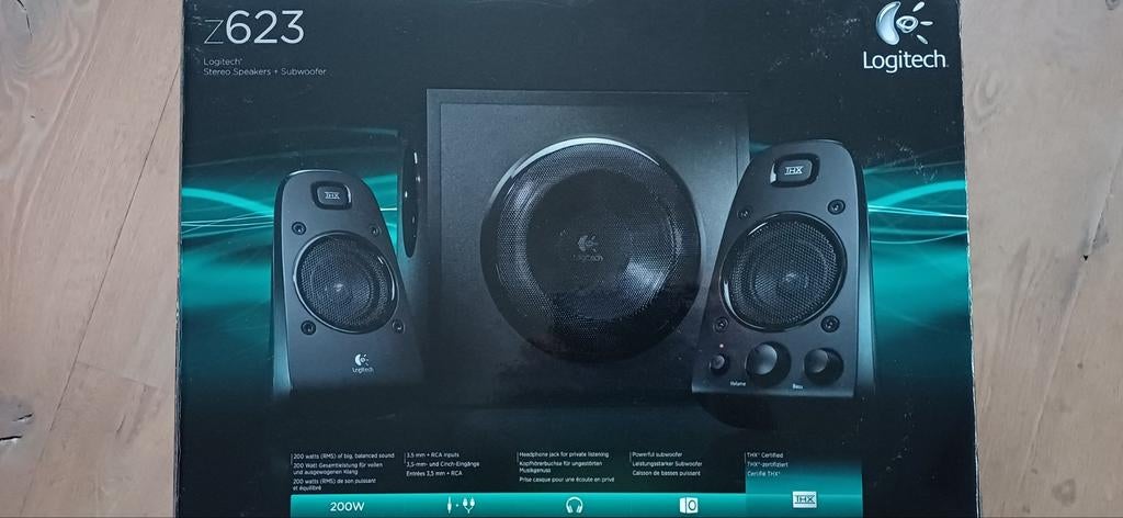 Logitech Z623 THX 2.1 Stereo Speakers + Subwoofer 200W, Audio, Tv en Foto, Luidsprekers, Ophalen of Verzenden, Zo goed als nieuw