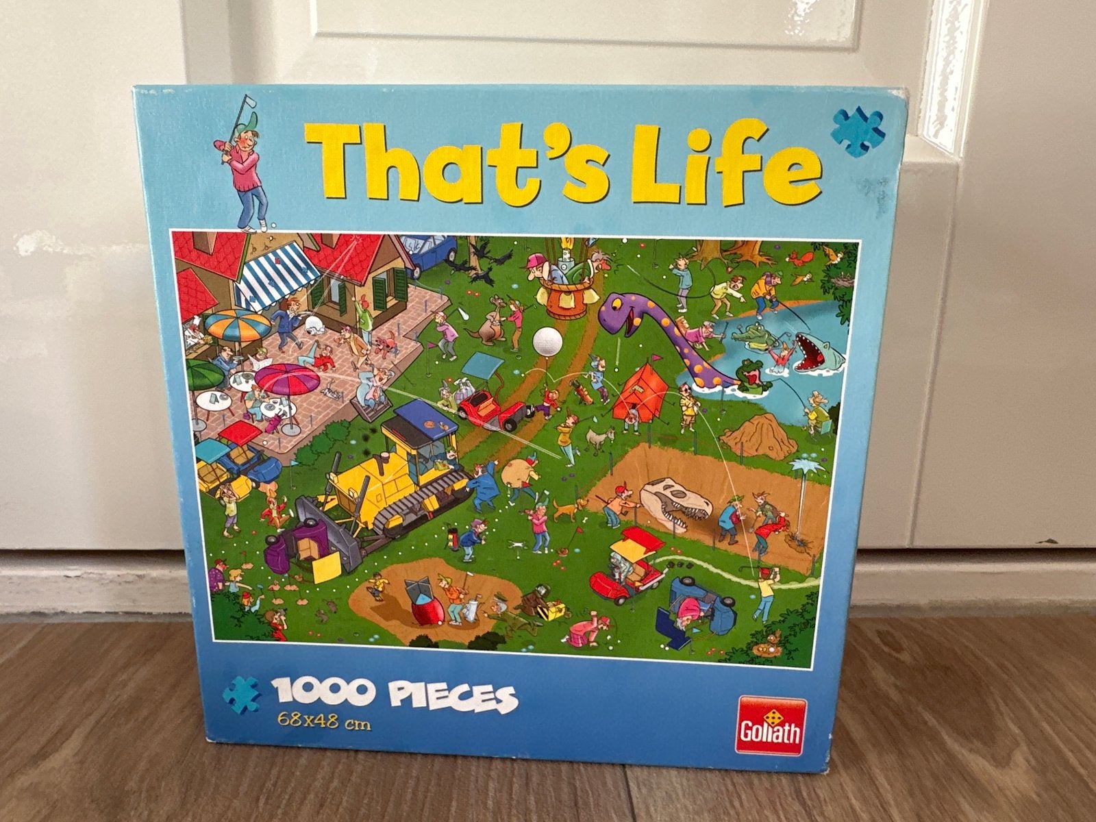 Goliath That's Life 1000 stukjes puzzel (beschadigd), Ophalen of Verzenden, 500 t/m 1500 stukjes, Gebruikt, Legpuzzel