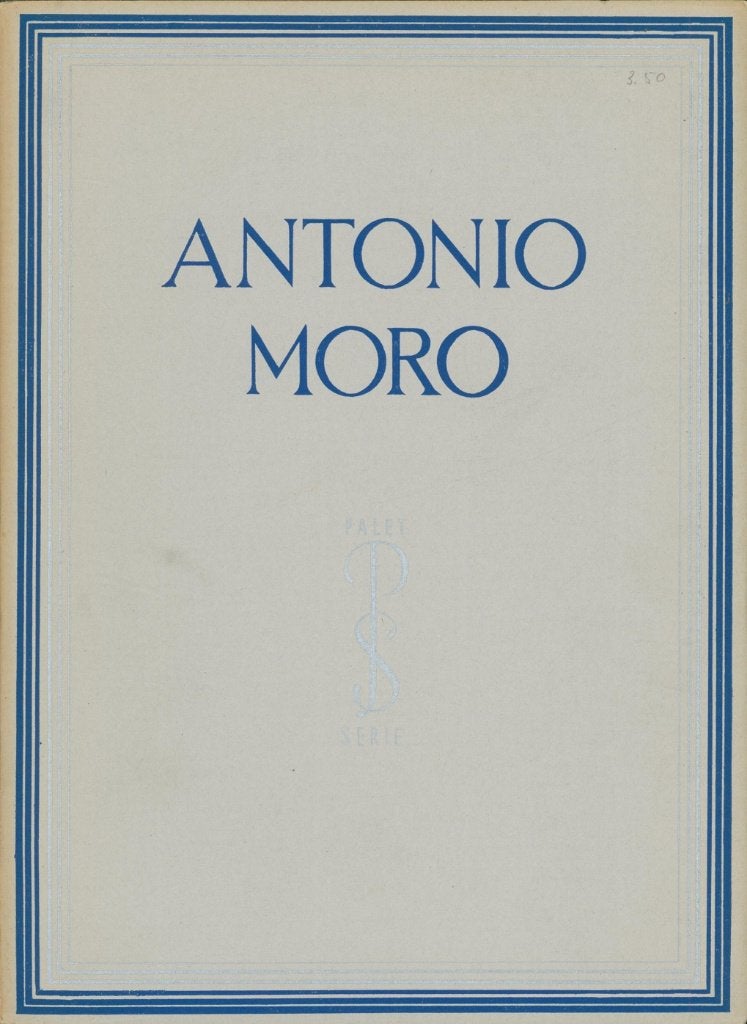 PALET SERIE MONOGRAFIE ANTONIO MORO, Verzenden, Gelezen
