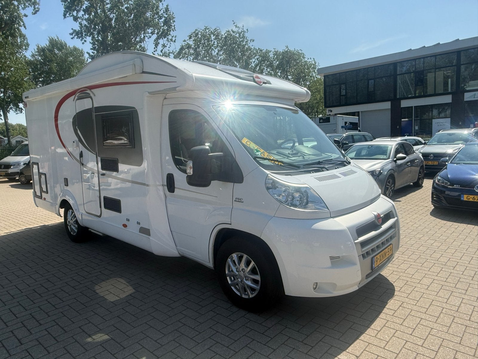 Burstner Ixeo Time IT 690 G  incl airco en level systeem, Caravans en Kamperen, Campers, Ringverwarming, Fiat, 6 tot 7 meter, Bedrijf