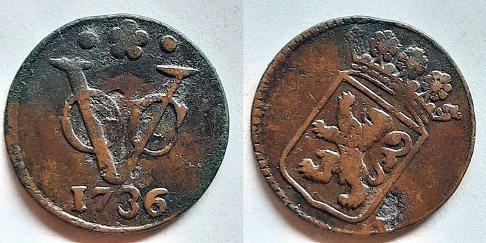 VOC duit Holland 1736, Verzenden, Vóór koninkrijk, Overige waardes