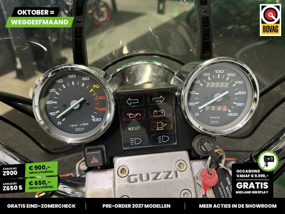 MOTO GUZZI V65 Florida (bj 1990) 73.322 km, 2 cilinders, Motorrijbewijs A, Bedrijf, Onbekend