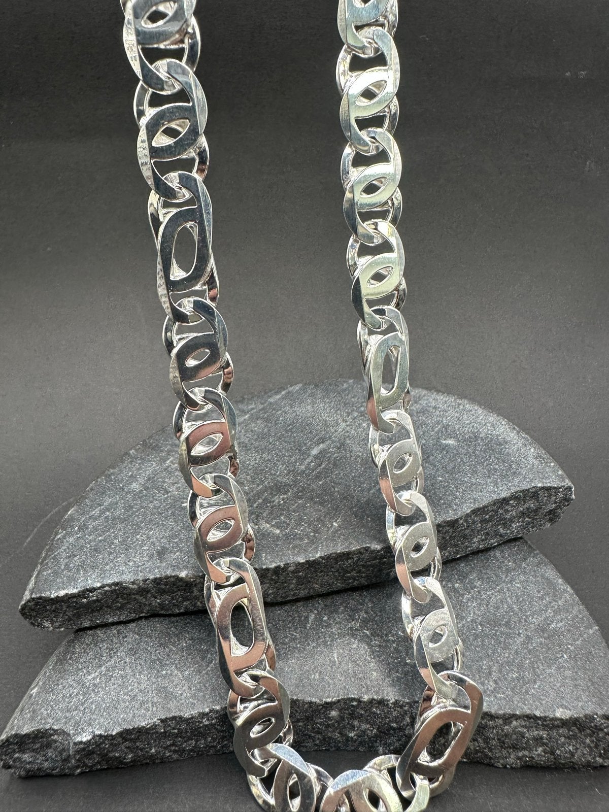 Massieve 925 Zilveren Valkenoog Ketting, Ophalen of Verzenden, Nieuw, Zilver