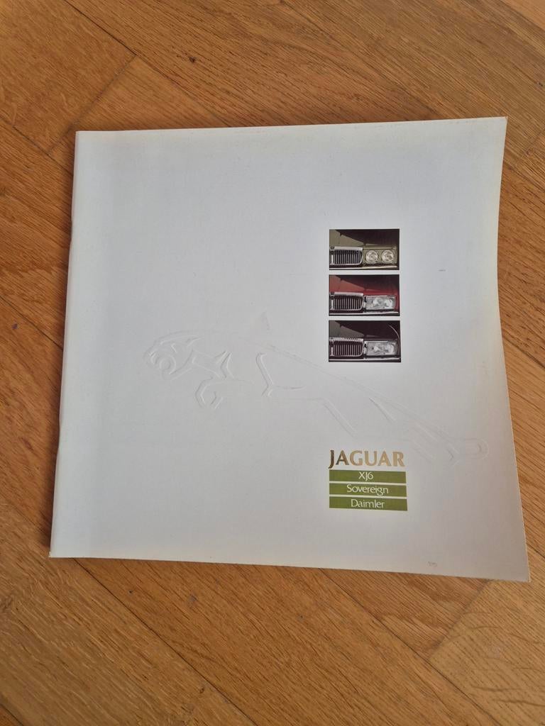 Jaguar XJ6, Sovereign, Daimler brochure 1988, Ophalen of Verzenden, Overige merken