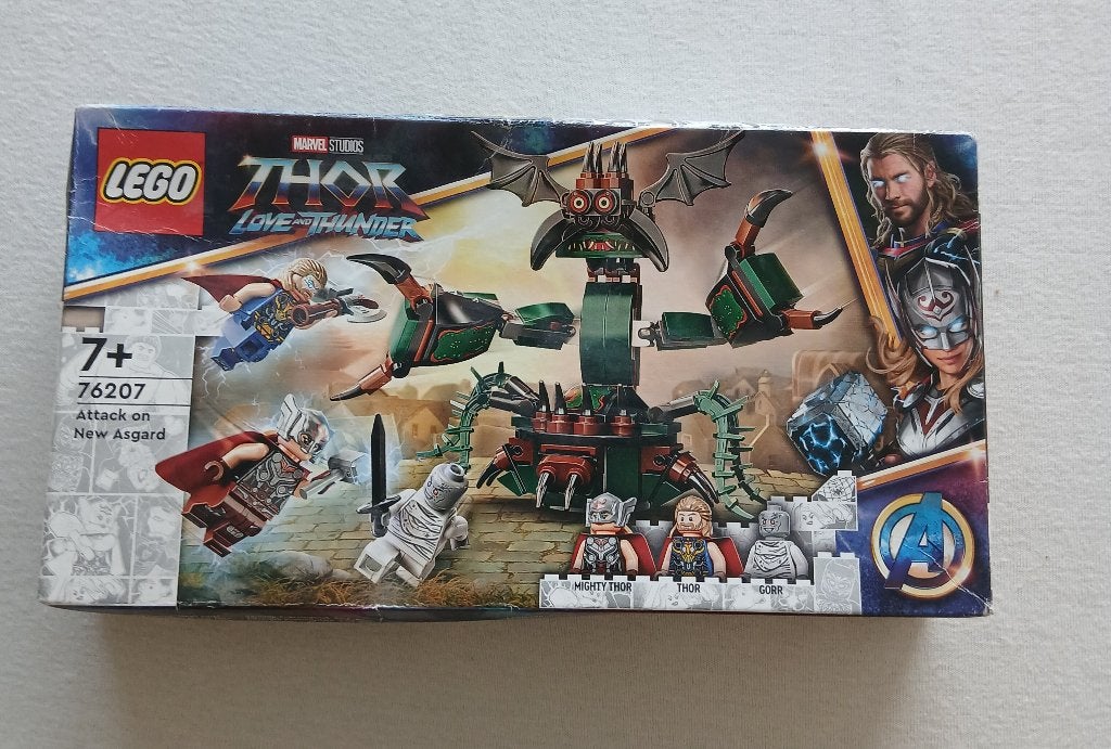 LEGO Marvel Thor Love and Thunder 76207 Attack on New Asgard, Marvel, Lego, Nieuw, Inclusief minifiguren