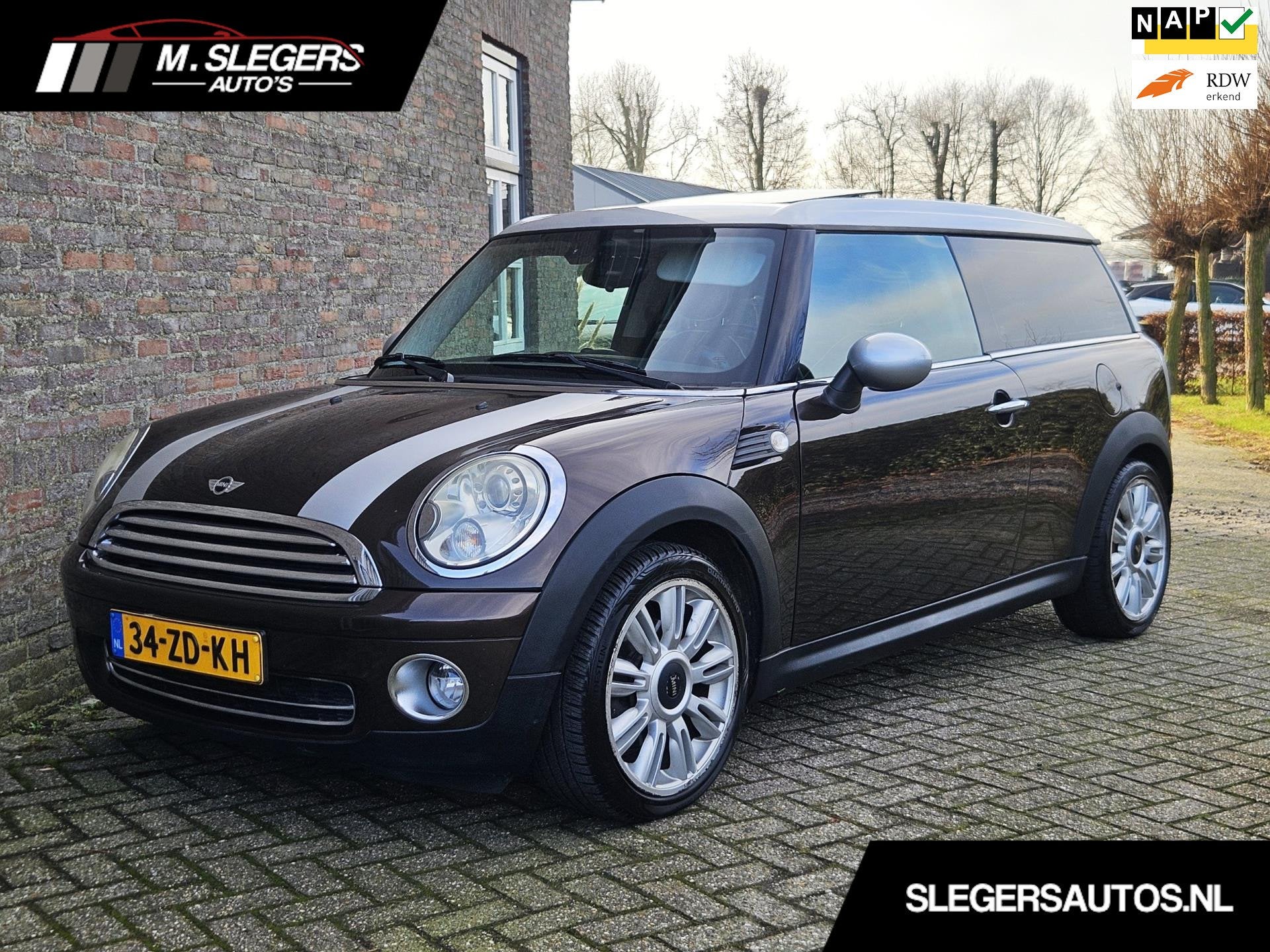 Mini Clubman 1.6 Cooper Chili*Opties!*Nieuwe ketting, Auto's, Voorwielaandrijving, Gebruikt, 4 cilinders, 4 stoelen