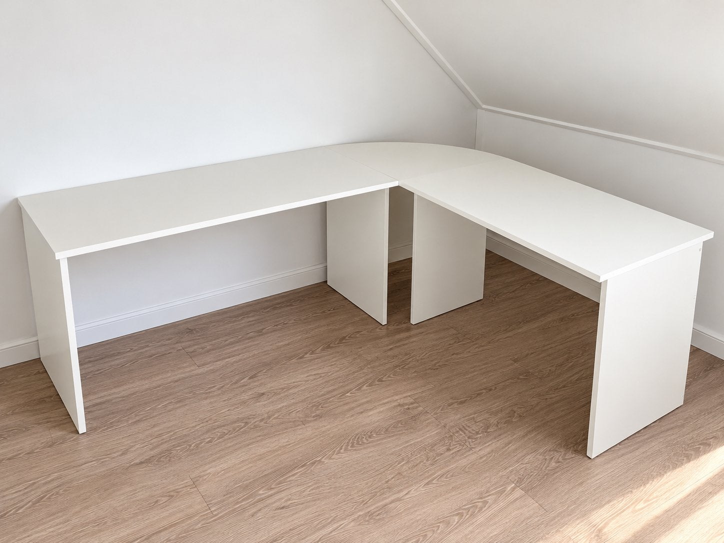 Hoekbureau wit 205 x 155 x 76 cm, Huis en Inrichting, Ophalen, Zo goed als nieuw