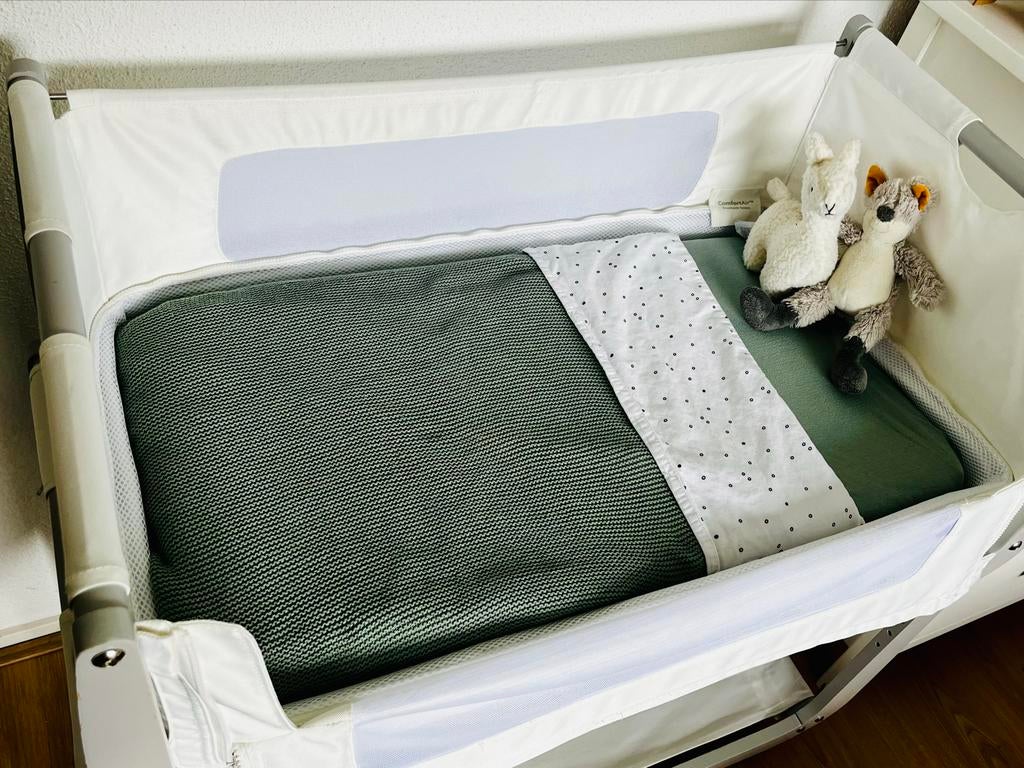 Snuzpod 4 Co-sleeper lichtgrijs, Ophalen, Gebruikt, Wieg