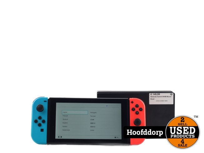 Nintendo Switch 64GB Blauw / Rood, Nintendo, Zo goed als nieuw, Support@nintendo.com, 11-1 Hokotate-cho, Kamitoba, Minami-ku
Kyoto 601-8501
Japan